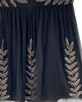 Falda midi en mesh