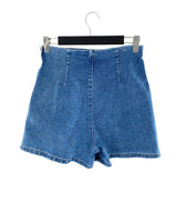 Skirt short en denim stretch