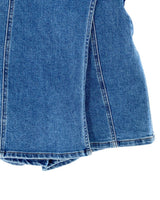 Skirt short en denim stretch