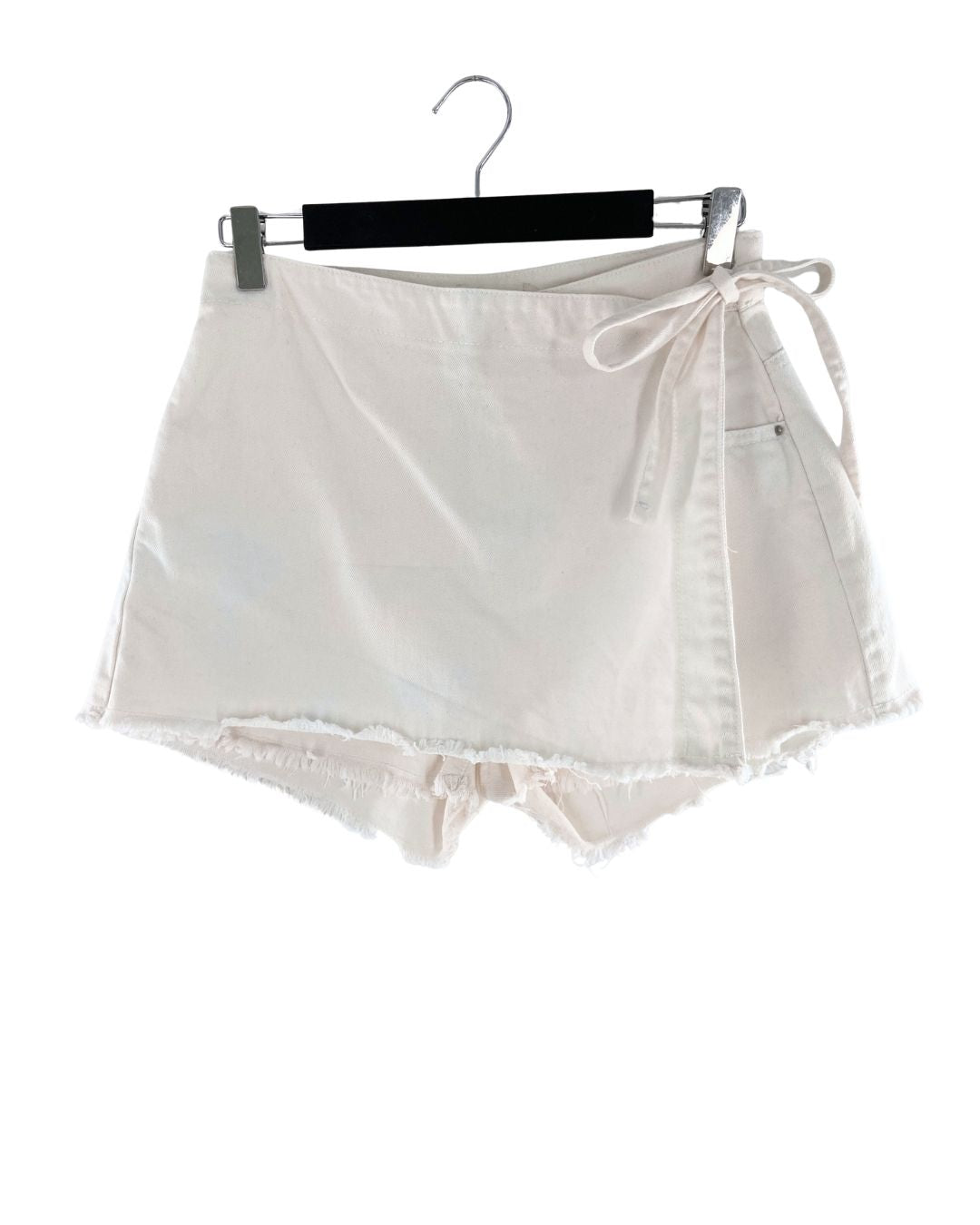 Skirt short en denim rigido