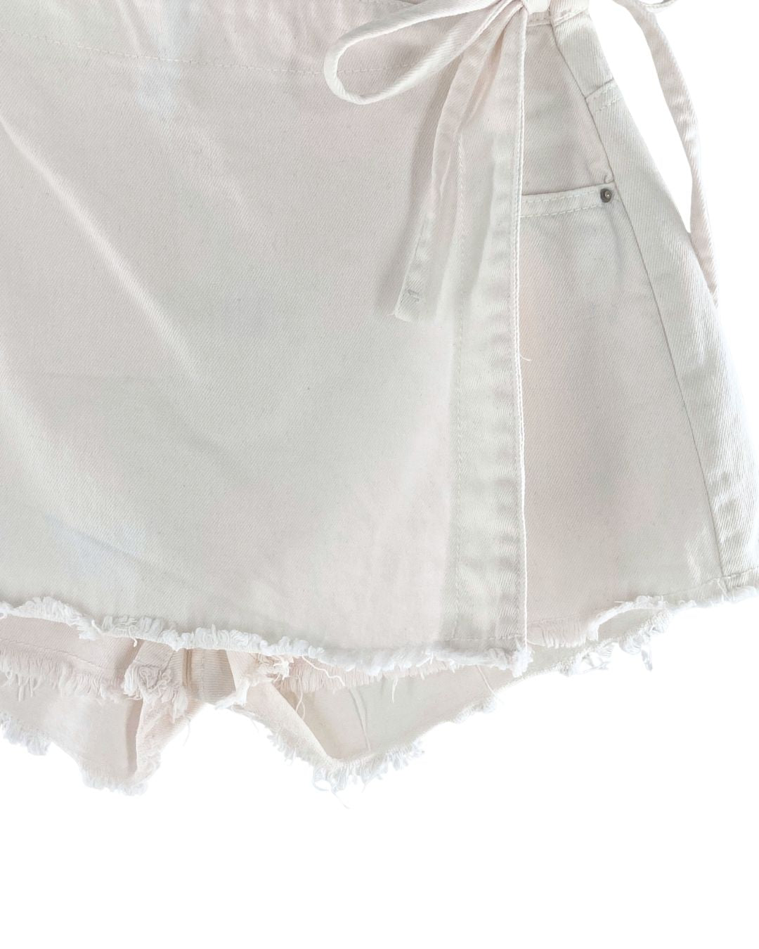 Skirt short en denim rigido