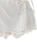 Skirt short en denim rigido