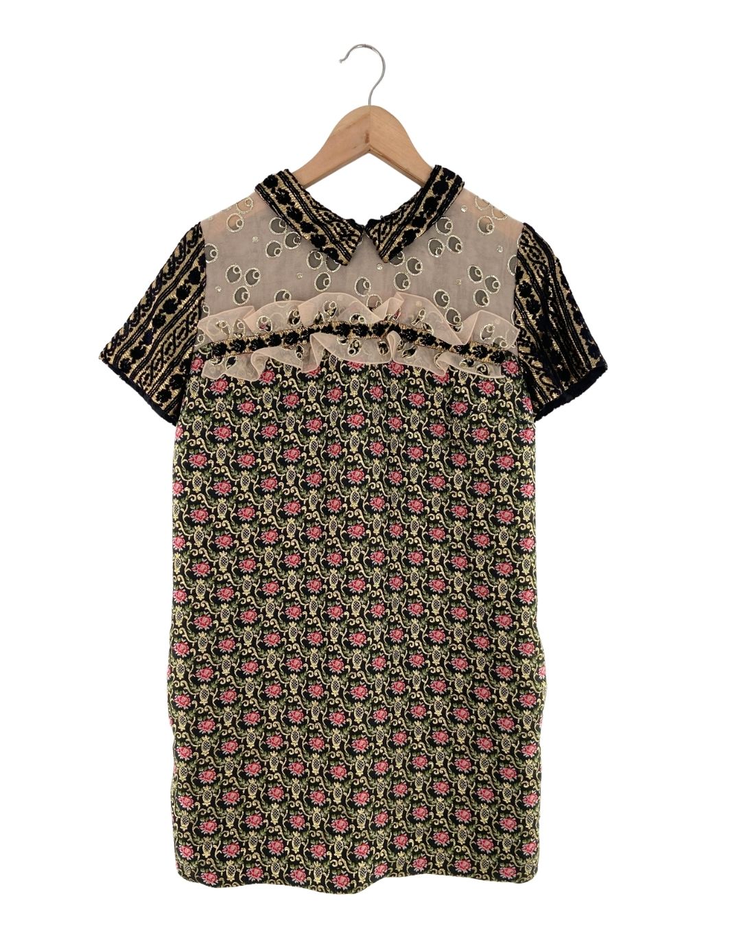 Vestido en jacquard diseño