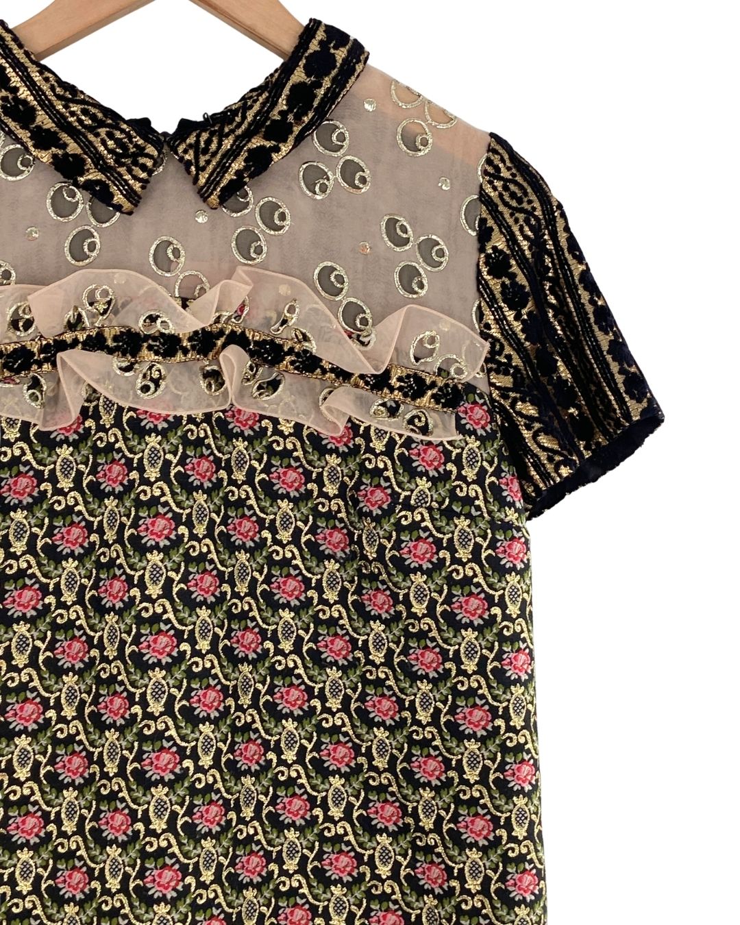 Vestido en jacquard diseño