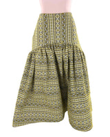 Maxi falda rigida en jacquard