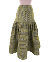 Maxi falda rigida en jacquard