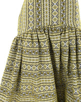 Maxi falda rigida en jacquard