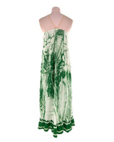 Maxi vestido amplio con mesh