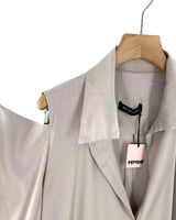 Blusa high and low cut out