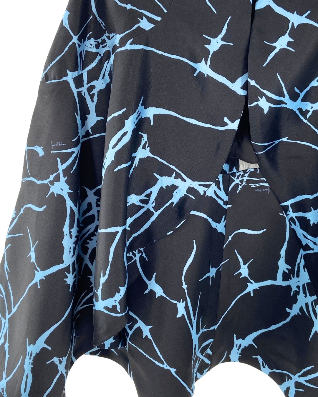 Maxi falda rigida sirena print