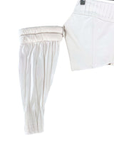 Top strapless mangas removible