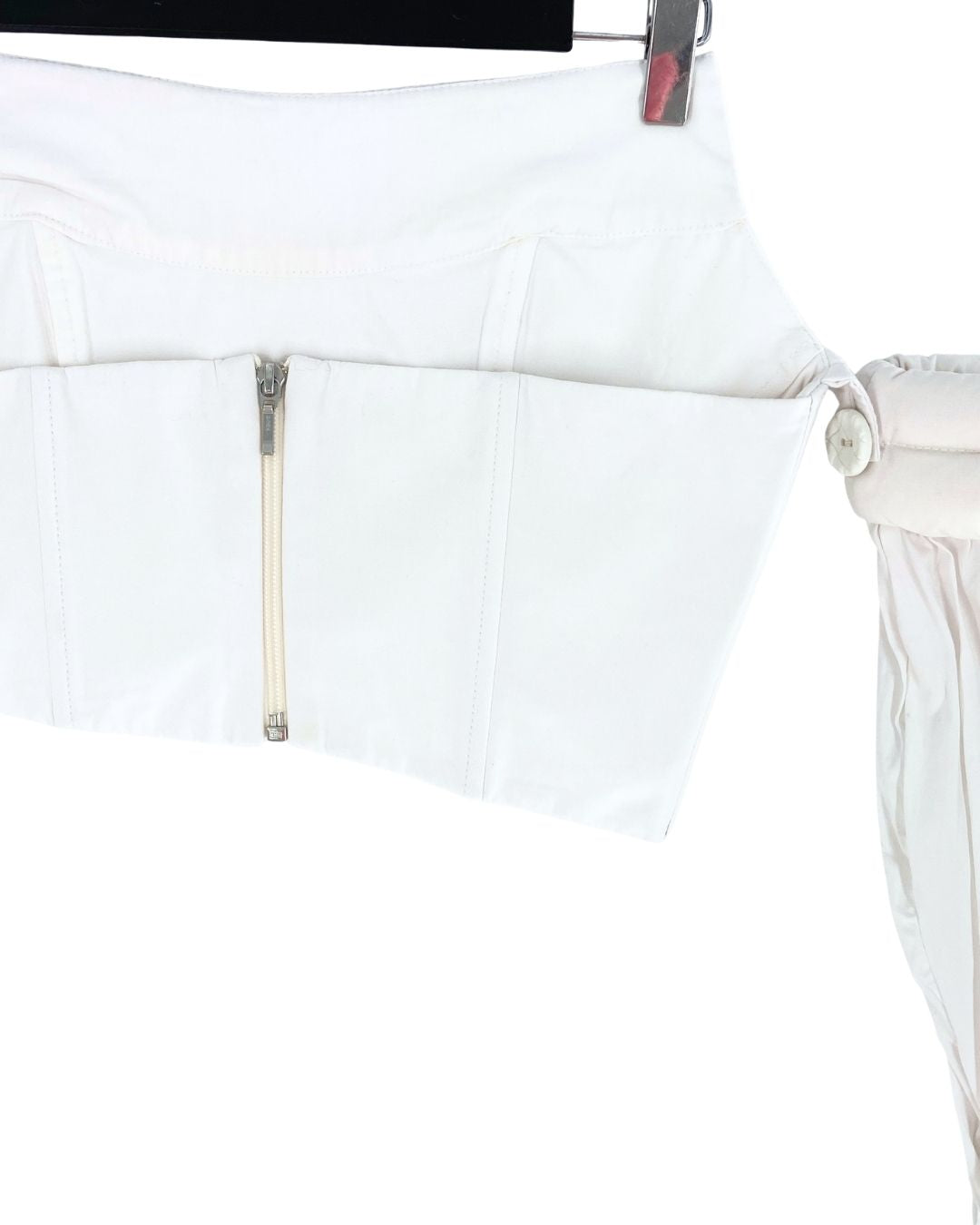 Top strapless mangas removible
