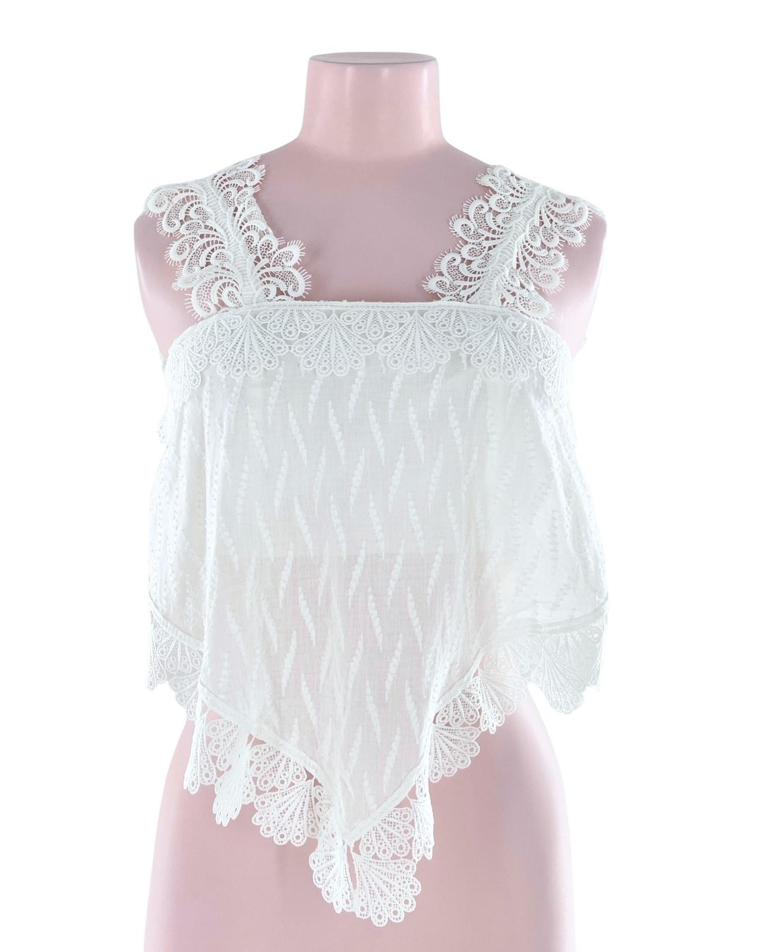 Blusa anudada en espalda