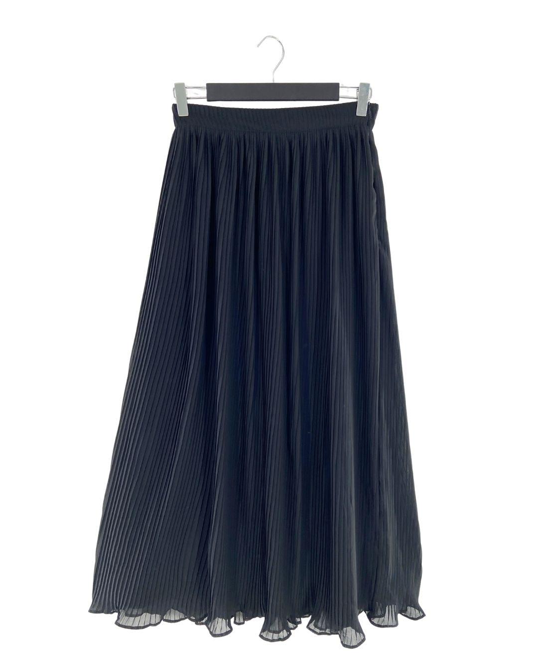 Maxi falda stretch plisada