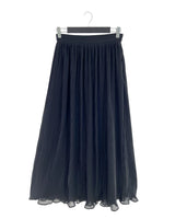 Maxi falda stretch plisada