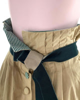 Maxi falda rigida amplia
