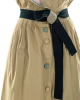 Maxi falda rigida amplia