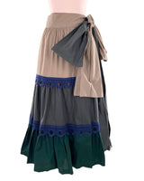 Maxi falda ridida wrap