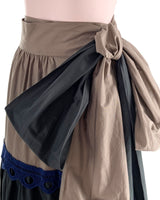 Maxi falda ridida wrap