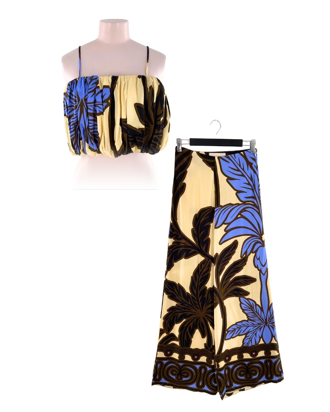 Set de top y pantalon palazzo