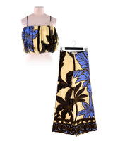 Set de top y pantalon palazzo