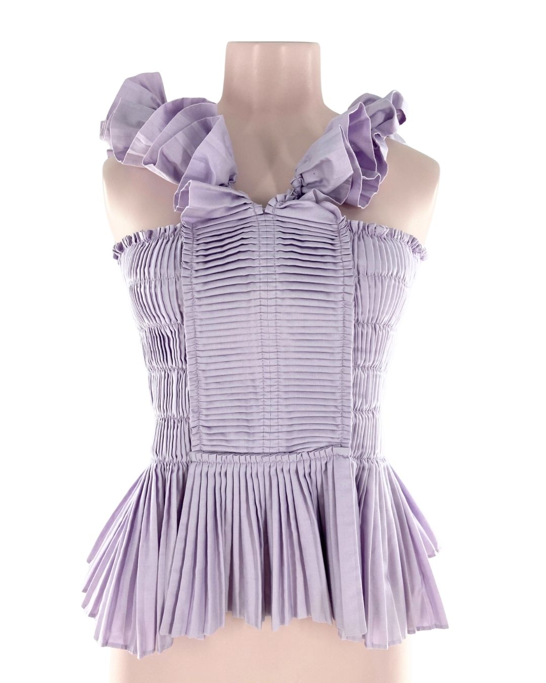 Blusa de tiras encauchada