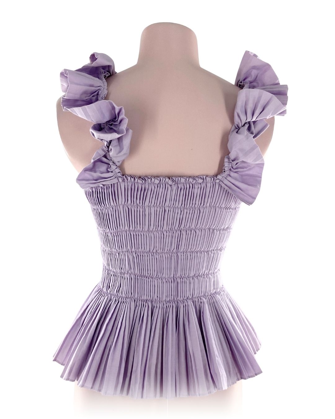 Blusa de tiras encauchada