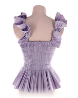 Blusa de tiras encauchada