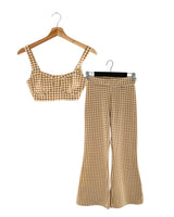 Set de top y pantalon flare