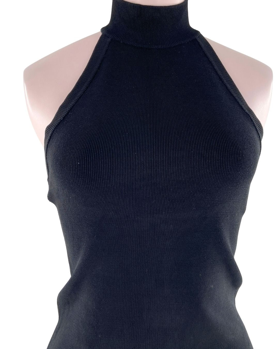 Blusa cuello halter escote
