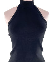 Blusa cuello halter escote