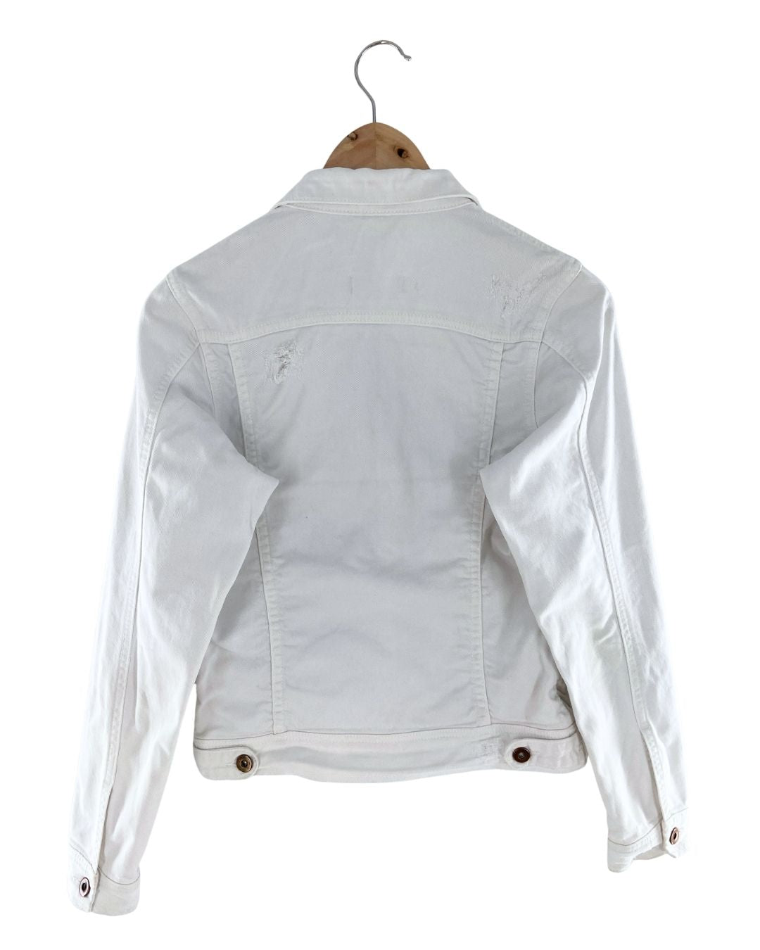 Chaqueta abotonada en denim