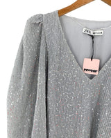 Blusa manga larga