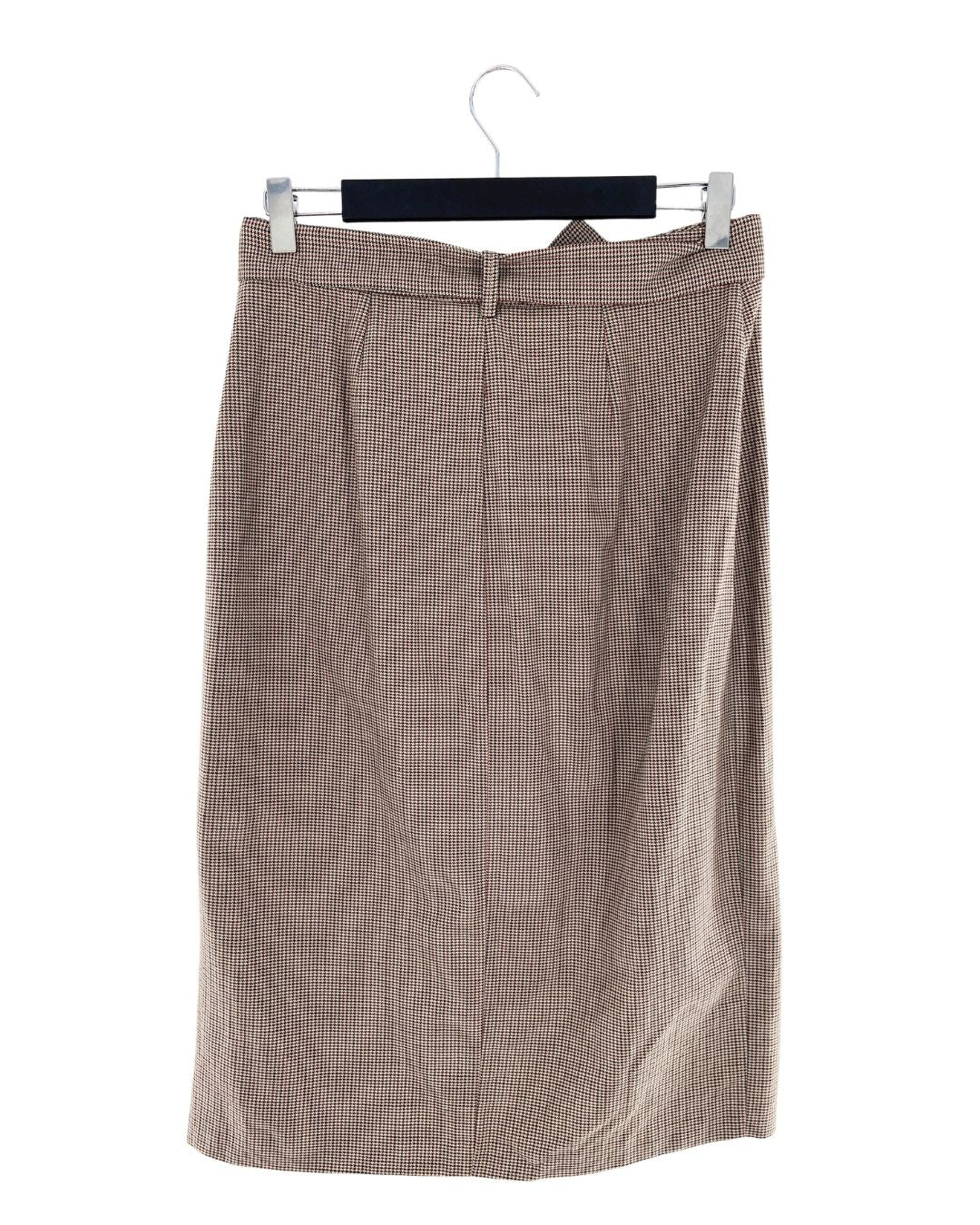Falda stretch midi abotonada