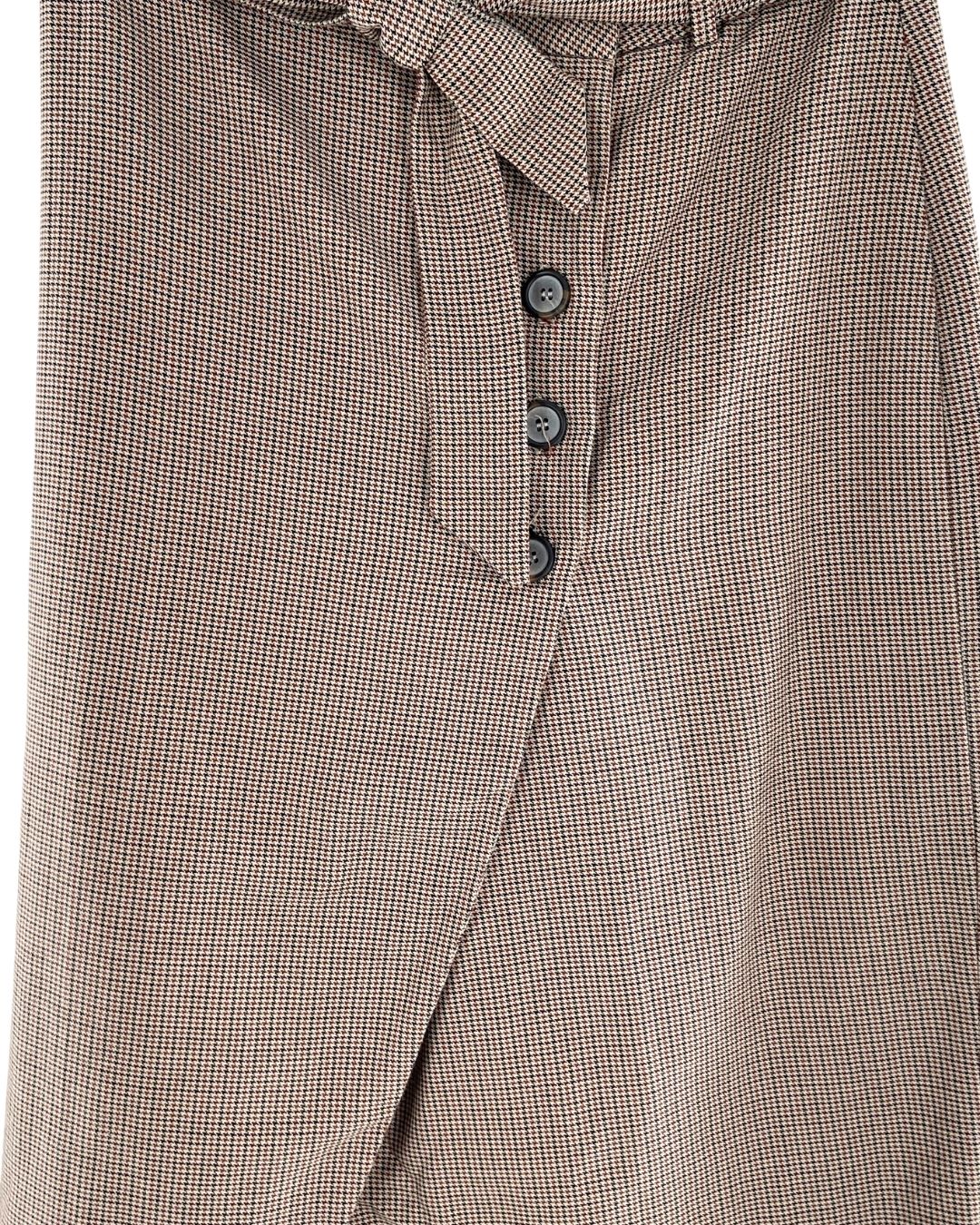 Falda stretch midi abotonada