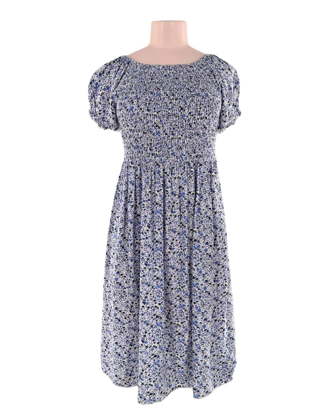 Vestido mini encauchado print