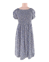 Vestido mini encauchado print