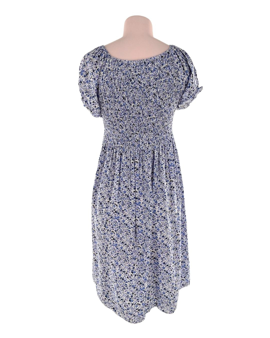 Vestido mini encauchado print