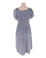 Vestido mini encauchado print