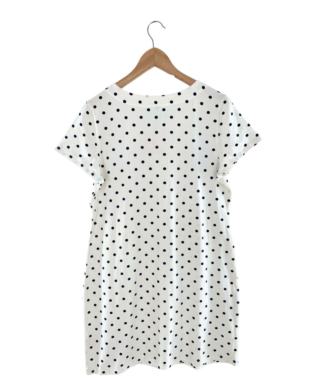 Vestido midi manga corta print