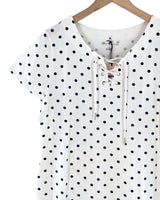 Vestido midi manga corta print