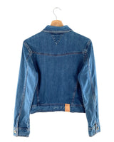 Chaqueta abotonada en denim