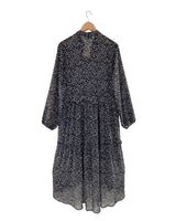Maxi vestido traslucido print