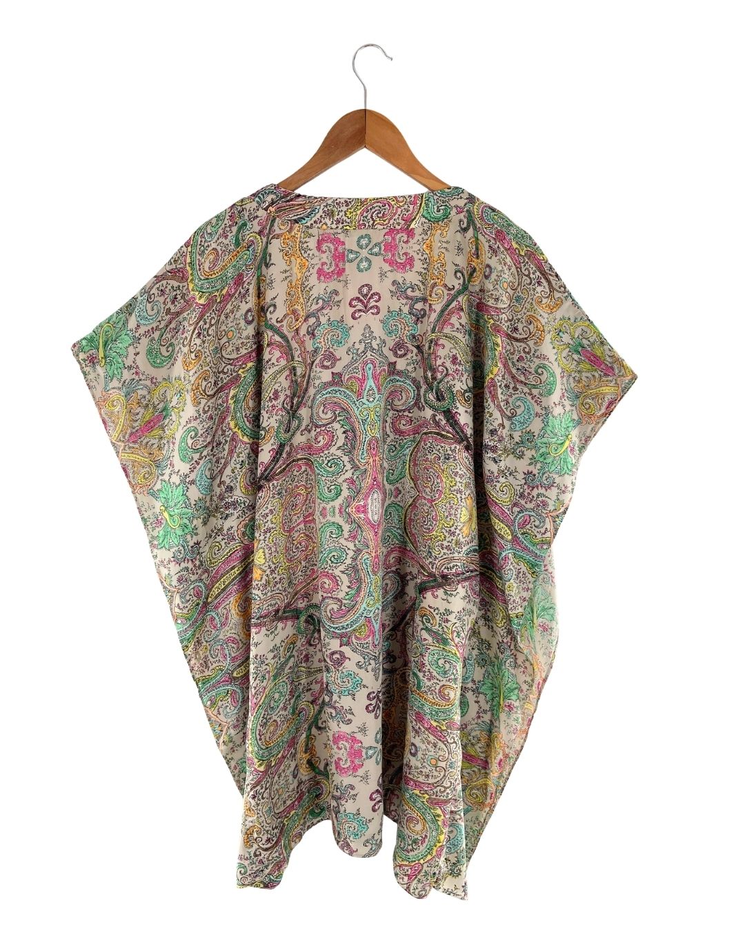 Bluson satinado oversize print