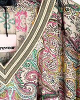 Bluson satinado oversize print