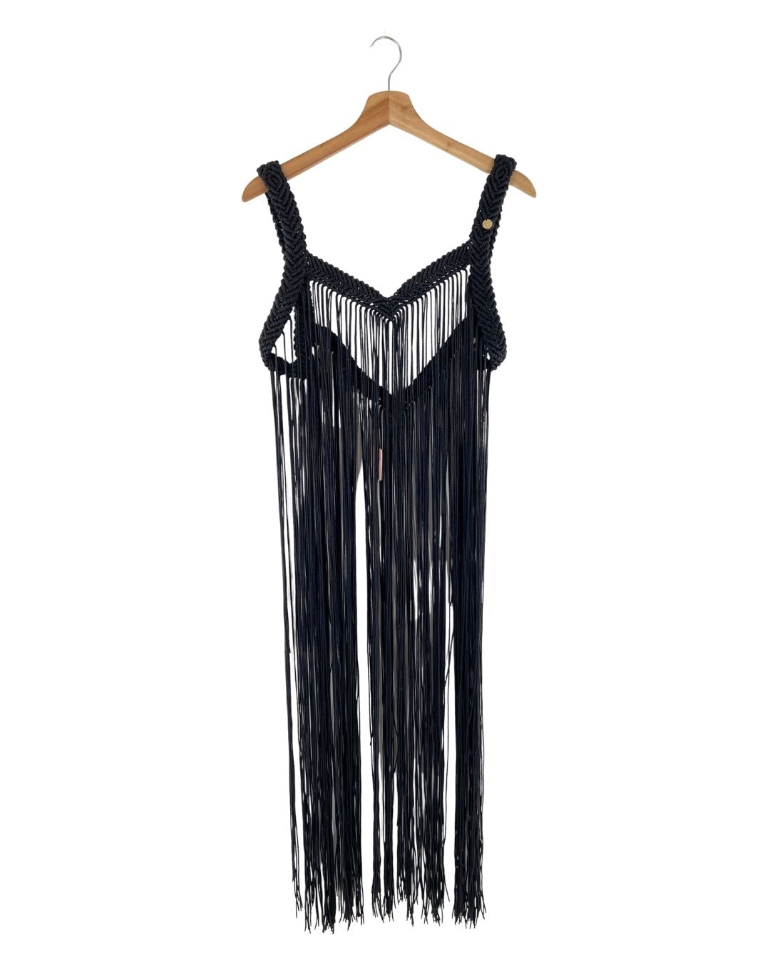 Blusa ornamental en macrame