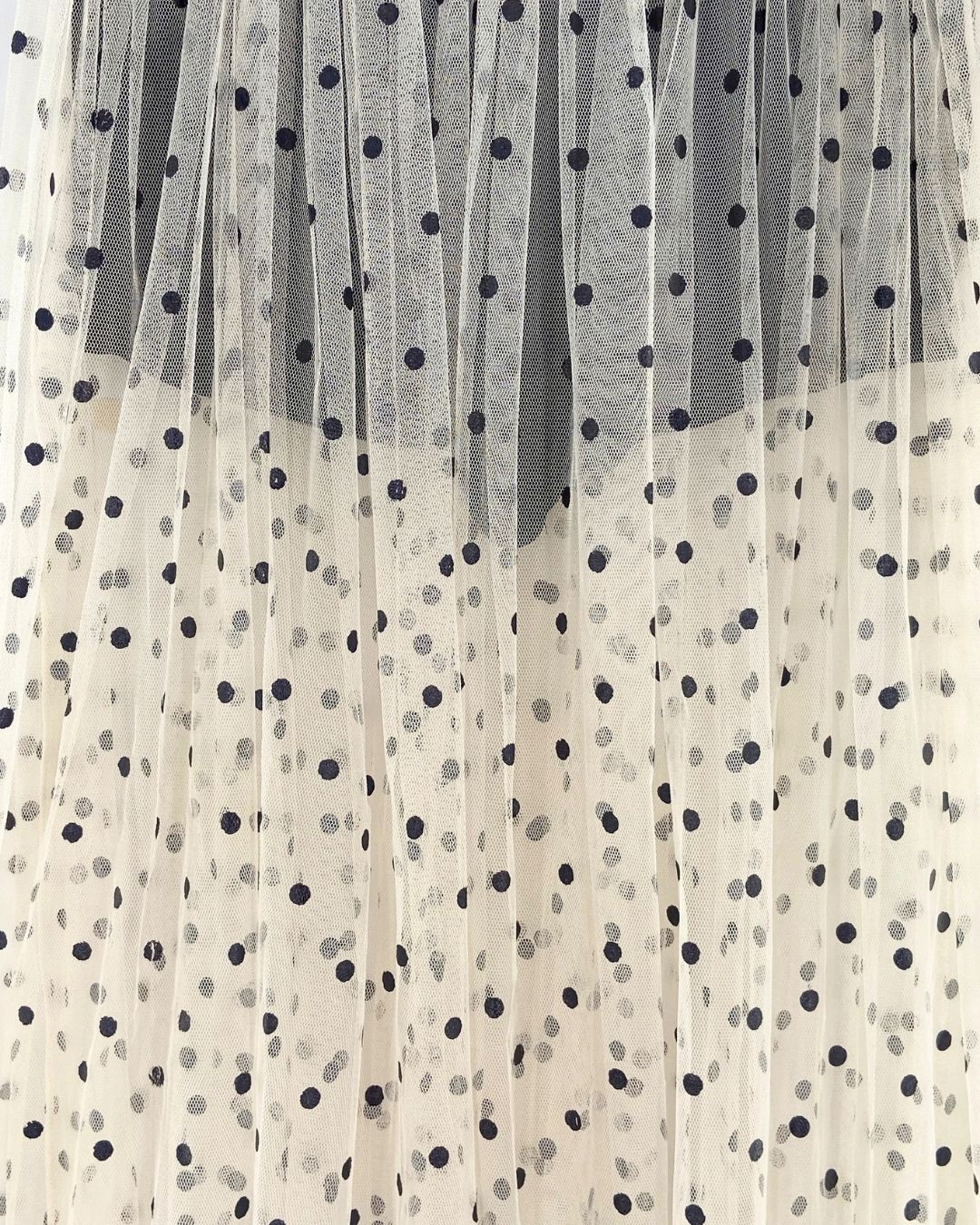 Maxi falda encauchada en mesh