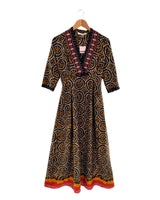 Maxi vestido con print