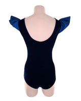 Body en velvet de tiras