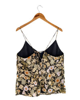 Blusa de tiras cruzadas print